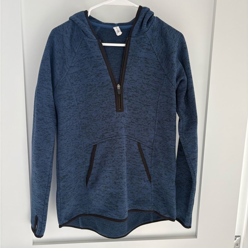 Ideology Women’s Navy Blue Pullover Hoodie Size Small Athletic Activewear